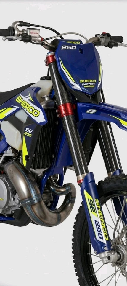 SHERCO Fork Leg Protectors Top Kit Carbon Fiber Like Pro carbon SE SEF SER